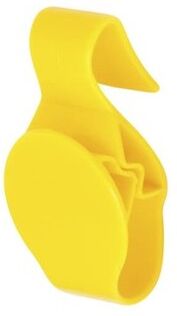 Porte-sac personnalisable pour sac plastique Taker jaune
