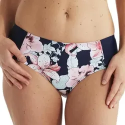 Damella Scarlett Pink Lillies Tai Bikini Brief Blau/Rosa 36 Damen