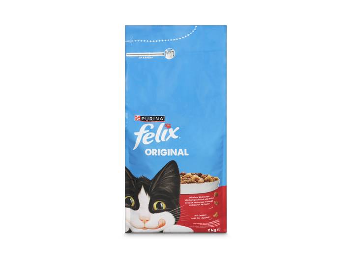 Felix Original Trocken Katzenfutter Fleisch
