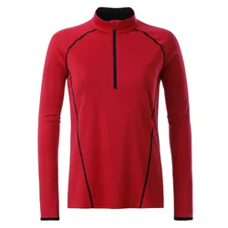 Damen Funktionsshirt "JN497" - XS - red/black