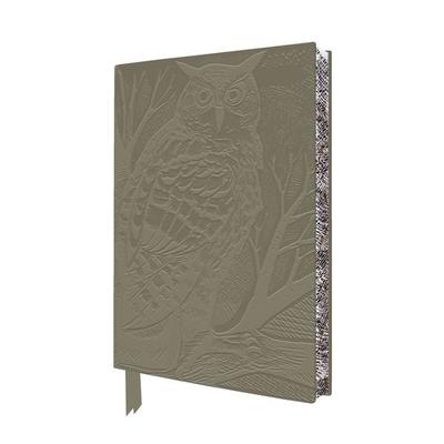 Exquisit Premium Notizbuch DIN A5: Angela Harding, Waldohreule, Nonbook von Flame Tree Publishing, Brown Trout-Auslieferer Flechsig, 978-1-83562-686-3