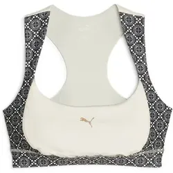 PUMA Damen Top LOGO LOVE MID IMPACT BRA, Größe XS in Weiß Weiß