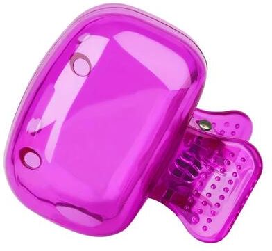 Inspired Finds CleanGuard Portable Toothbrush Head Covers Protective Travel Case purple