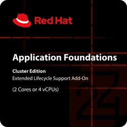 Red Hat Application Foundations, Cluster Edition, ELS Add-On, (2 Cores or 4 vCPUs)