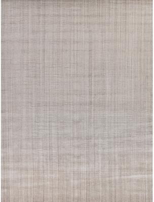EXQUISITE RUGS Robin Hand-loomed Bamboo Silk/Wool Light Beige Area Rug.