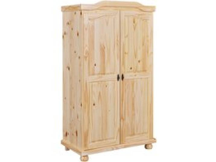 INTER LINK Armoire en bois massif (2 portes, crème)