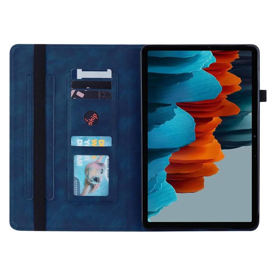 Cover-Discount Galaxy Tab S9+ - Schutzhüllle mit Zipper Tasche blau (Samsung Galaxy Tab S10+, Samsung Galaxy Tab S9 FE, Samsung Galaxy Tab S9+) (660203872A)