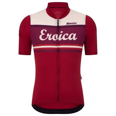 Santini - Eroica Orcia - Radtrikot Gr M rot
