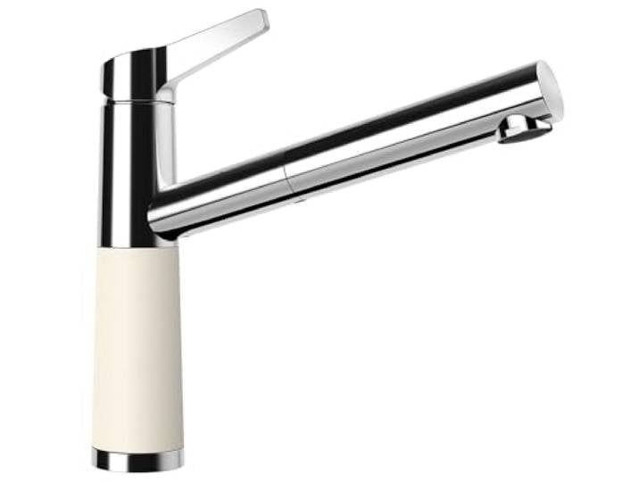 Schock Küchenarmatur SC-510 Magnolia Niederdruck Armatur CRISTADUR mit ausziehbarer Schlauch-Brause und Standard Norm-Anschlüssen
