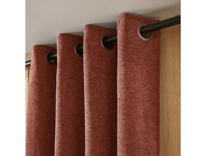 Rideau occultant thermique polaire 140x240 terracotta Bjorn