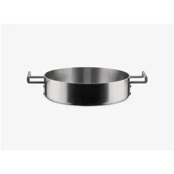 Alessi Kochtopf CONVIVIO silberfarben, Pfanne + Kochtopf, Silber
