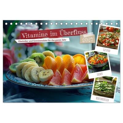 Vitamine im Überfluss (Tischkalender 2027 DIN A5 quer), CALVENDO Monatskalender