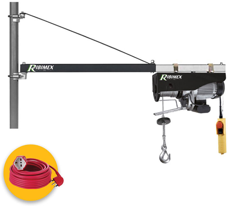 Ribimex Paranco elettrico completo di bandiera PE100/200PT fino a 200 kg