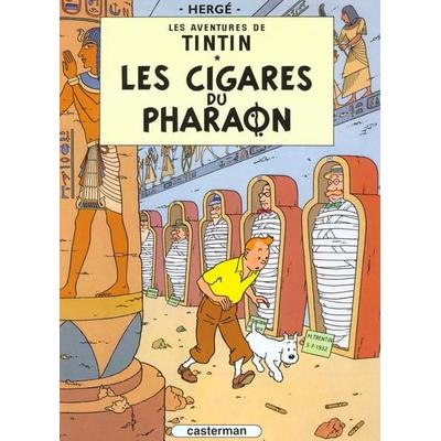 Les Aventures de Tintin 04. Les cigares du pharaon, Gebundene Ausgabe von Hergé, Casterman