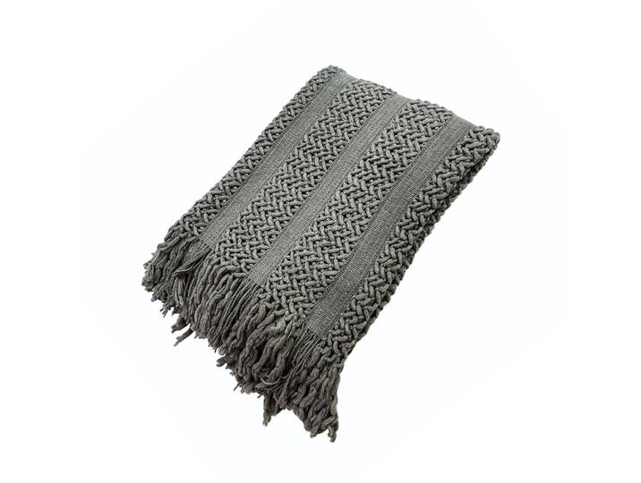 Kuscheldecke DREW 130 x 170 cm anthrazit