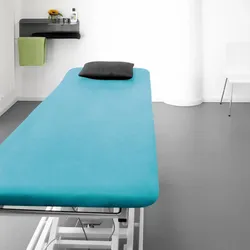 Traumschlaf Frottee Liegenbezug für Behandlungsliegen ca. 80x190 cm | hellblau - blau
