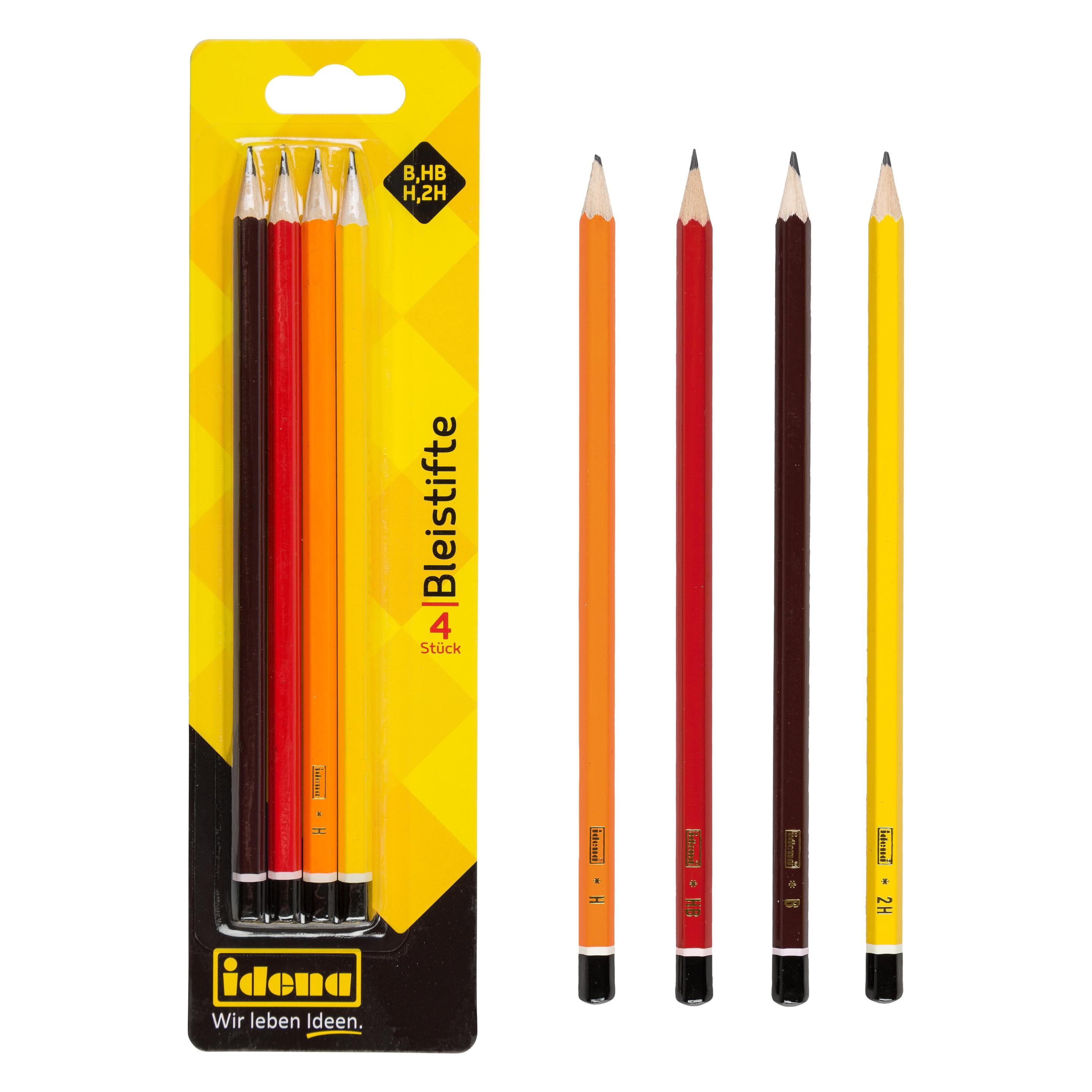 Idena Bleistift 4er H/HB/B/2H FSC100% (2H, B, H, HB, 4x) (22663283)