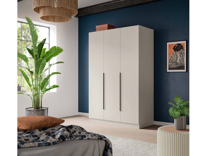 Drehtürenschrank Kopenhagen 120cm Beige/Kaschmir