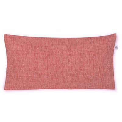 Kissenbezug IRISETTE "Carla", rot, B:80cm L:40cm, Mako-Satin, Obermaterial: 100% Baumwolle, Kissenbezüge, Kissenbezug, zeitlose Instagram-Blogger-Kollektion