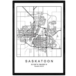 POSTER Saskatoon Nordischen Stil A3 Rahmenlos