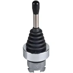 Schneider Electric ZD4PA22 Joystick, Frontelement, Harmony XB4, Metall, 22mm, schwarz, 2 Richtungen, 1-stufig, tastend, mit Rückzug