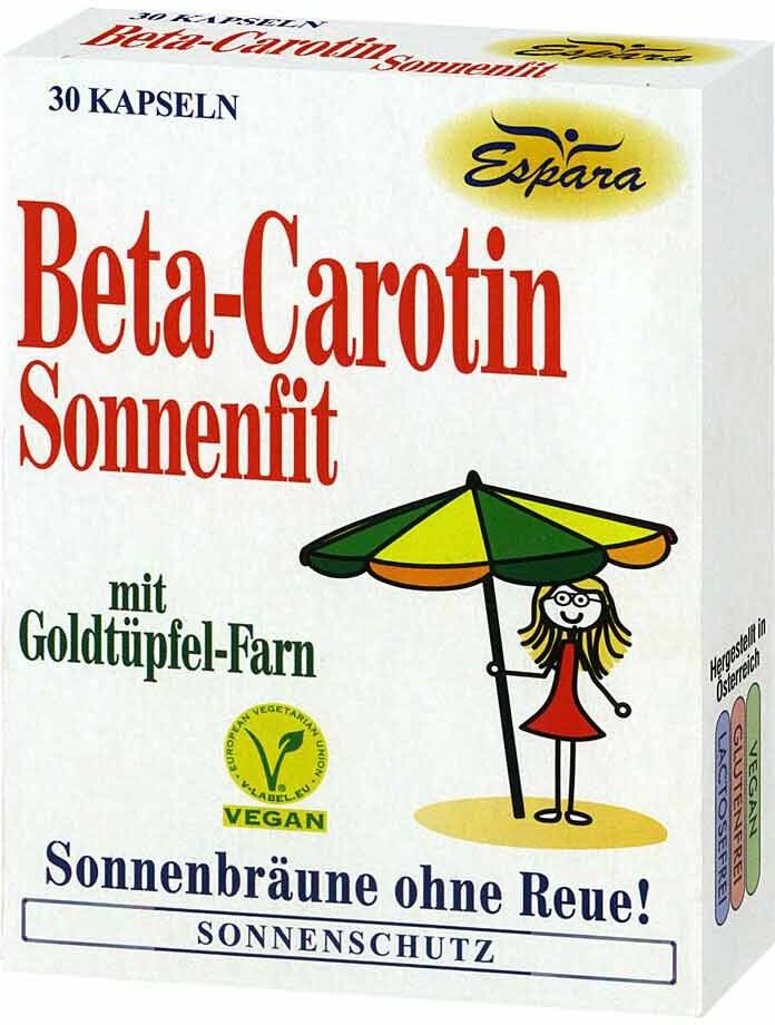 Beta Carotin Sonnenfit Kapseln 30stk