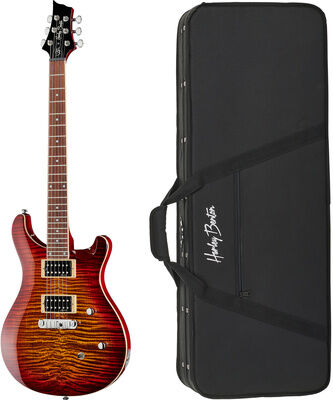 Harley Benton CST-24 Paradise Flame w/Case Paradise Amber Flame