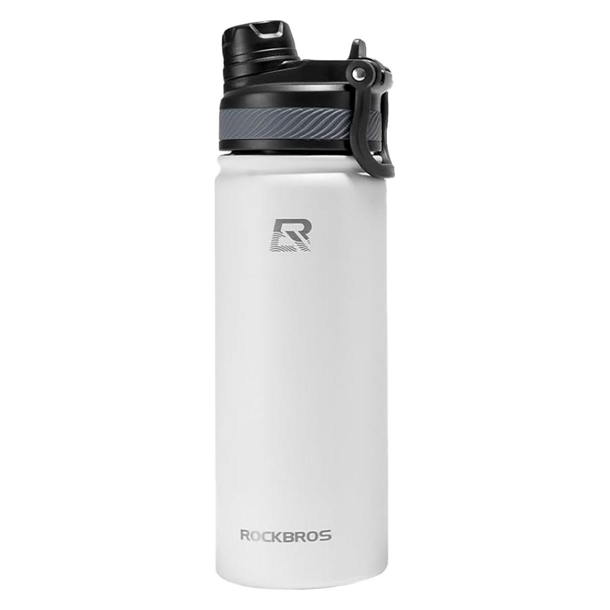 Rockbros 35210029005 Fahrrad-Thermoflasche für Getränke 530 ml - Weiss (0.55 l) (1701423730)