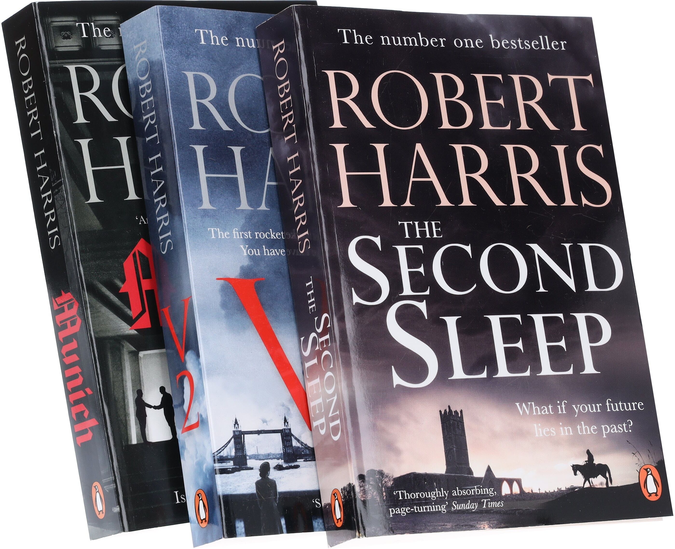 Robert Harris Collection (Munich, The Second Sleep & V2) 3 Books Set - Fiction - Paperback Penguin Random House
