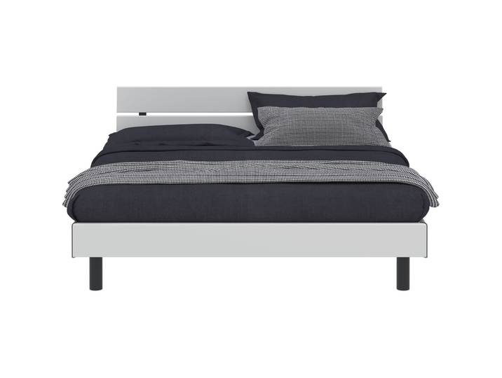 Bett Livorno weiss 160 x 200 cm - Bett