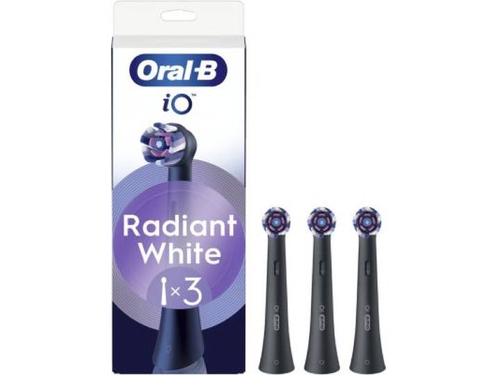 Oral-B - Brossette Dentaire Io Radiant White Noir X3