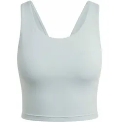 ADIDAS Damen BH All Me Medium Support Sport-BH-Tanktop, Größe XXL in Silber Silber