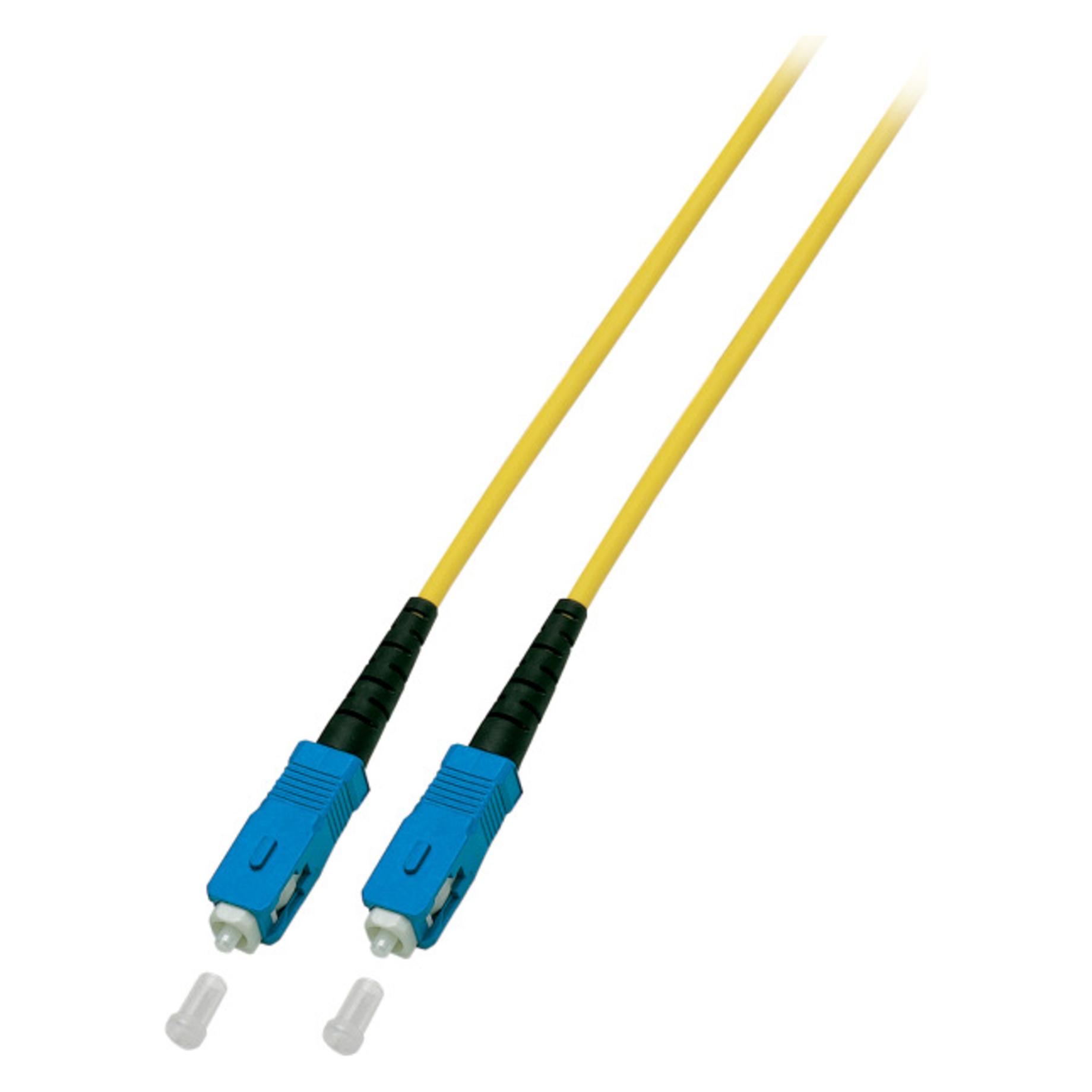 EFB Elektronik Simplex Jumper SC/SC, 9/125µ, 3 Meter, ECOFIBER, LSZH (3 m) (O1323.3)