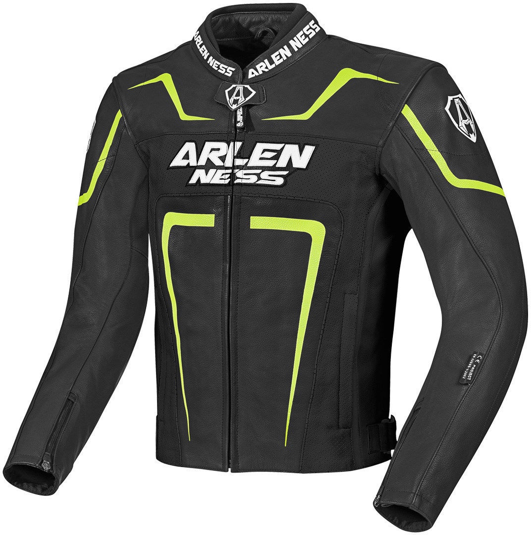 Arlen Ness Motegi Motorrad Lederjacke LJ-8986-AN-17-50