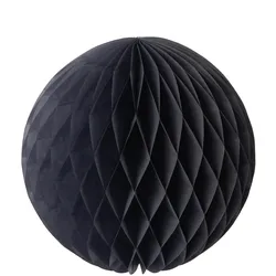 VEPATIM 6 Wabenball aus Papier schwer entflammbar schwar Ø35cm
