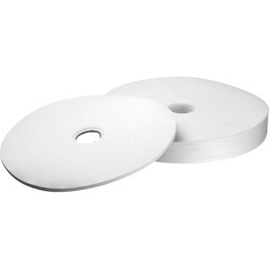 Bartscher Rundfilterpapier A190011250, Ø 245mm, aus weißem Zellstoff, 250 Stück
