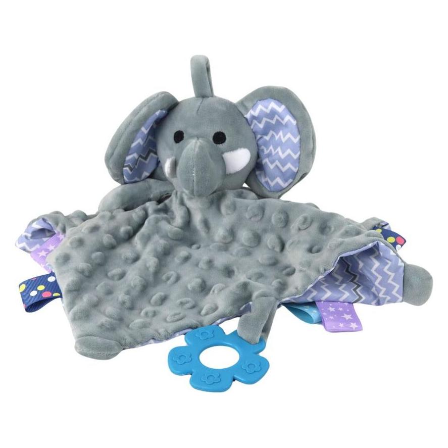 Lean Toys Elefanten-Plüschdecke mit Nieten (30 cm) (49671844)