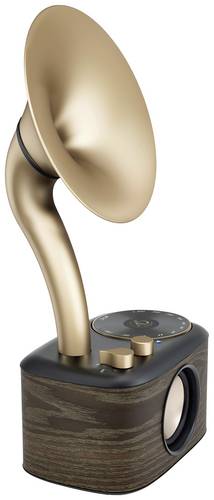 Sangean WR-45X Gold Tischradio UKW AUX, Bluetooth wiederaufladbar Schwarz, Gold