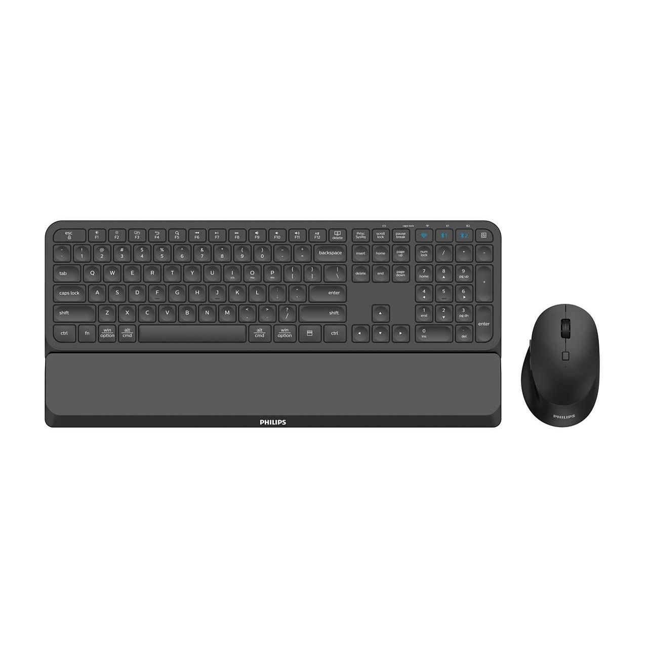 Philips Desktop SPT6607B kabellos Combo Slim Black