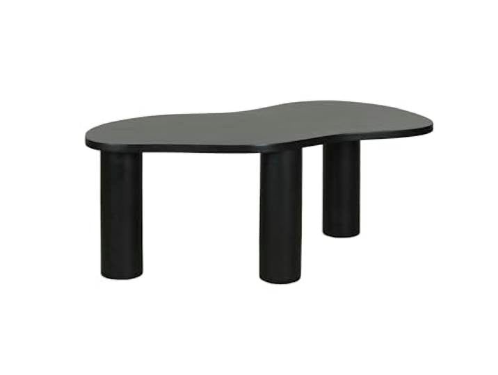 byLIVING Couchtisch Ethan, Tischplatte und Gestell schwarz, Beistelltisch
