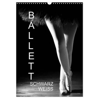 Ballett Schwarzweiss (Wandkalender 2027 DIN A3 hoch), CALVENDO Monatskalender
