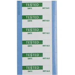Brady, Etiketten, B-184, WOAF-38-PK, Beschriftbare Etiketten zur Qualitätskontrolle, Aluminiumfolie, Grün auf