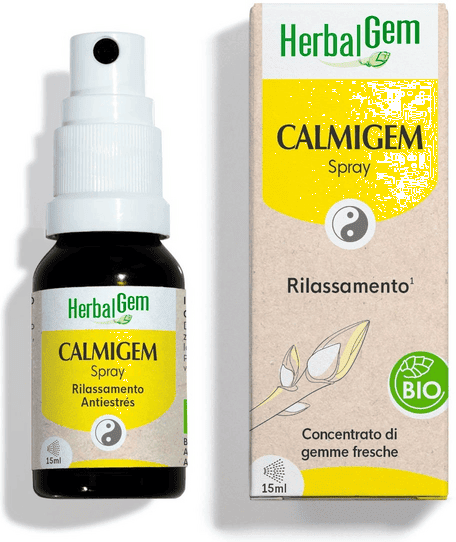 Herbalgem Calmigem Bio Contro Stress Complesso di Gemmoterapia Spray 15 ML