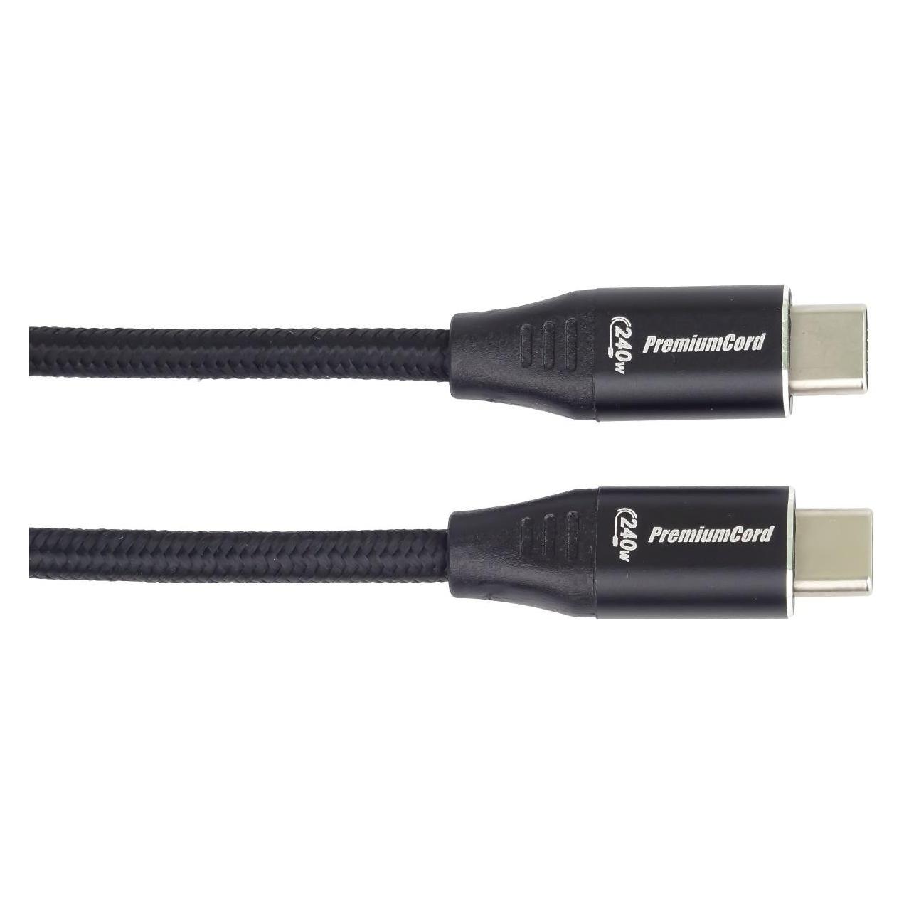 PremiumCord USB C - USB C (1.50 m, USB 2.0, 240 W) (ku31cv15)