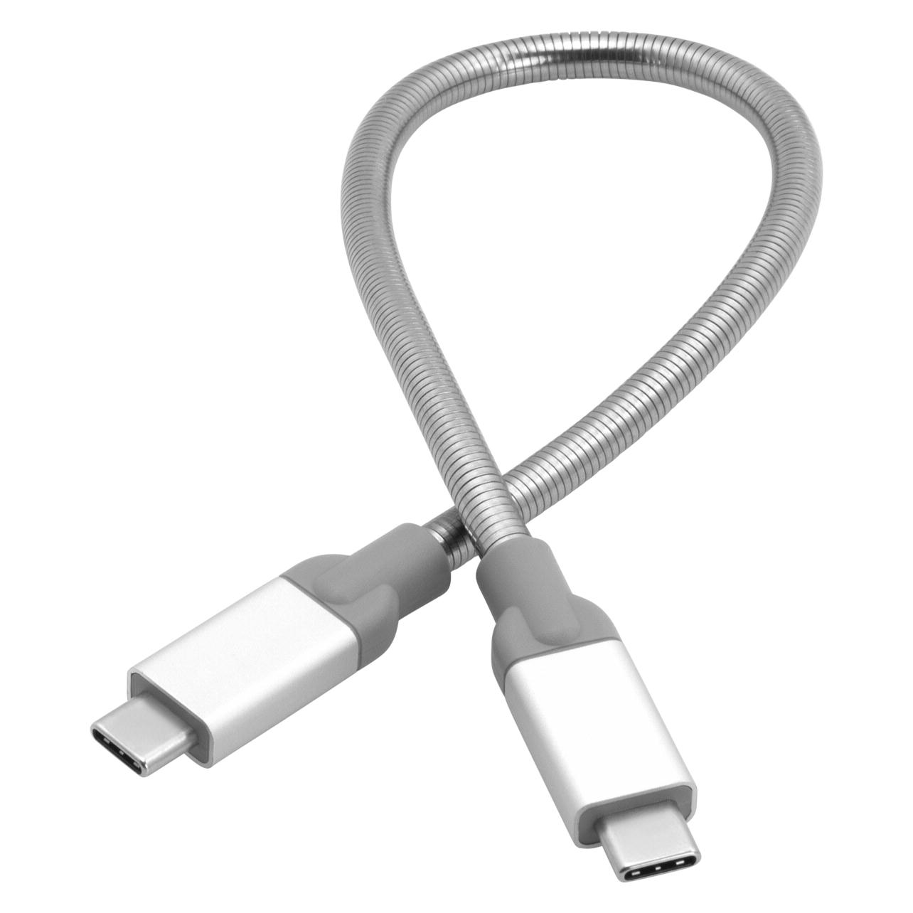 Verbatim Sync & Charge Stainless Steel USB-C (0.30 m, USB 3.2 Gen 2) (48867)