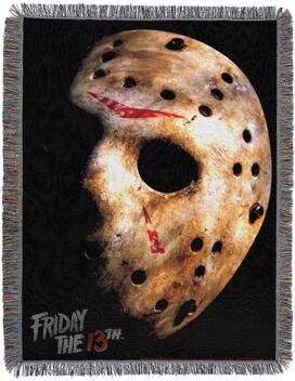 Northwest Friday The 13th His Mask Woven Tapestry Throw Blanket