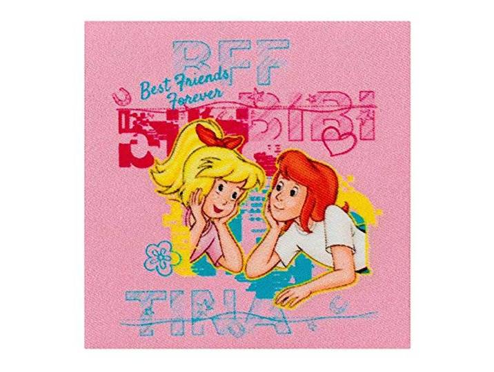 Mono Quick Bibi & Tina © applicaties, strijkafbeeldingen, patches, Amadeus, Sabrina (14268 - vierkant BFF roze), 1426x - 1606x