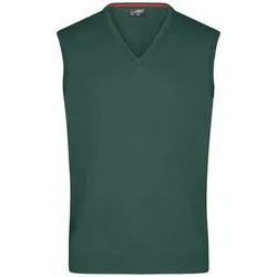 Herren V-Pullunder JN657, wald-grün, Größe 3XL - grün - 3XL