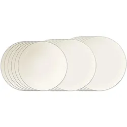 Seltmann, Geschirrset, Savona Grey Line Tafelservice (18 Stk.)