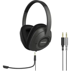Koss SB42 USB Kopfhörer Verkabelt Kopfband Anrufe/Musik Schwarz (193540) (Keine Geräuschunterdrückung, Kabelgebunden), Kopfhörer, Schwarz